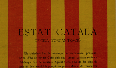 El separatisme dels anys 20